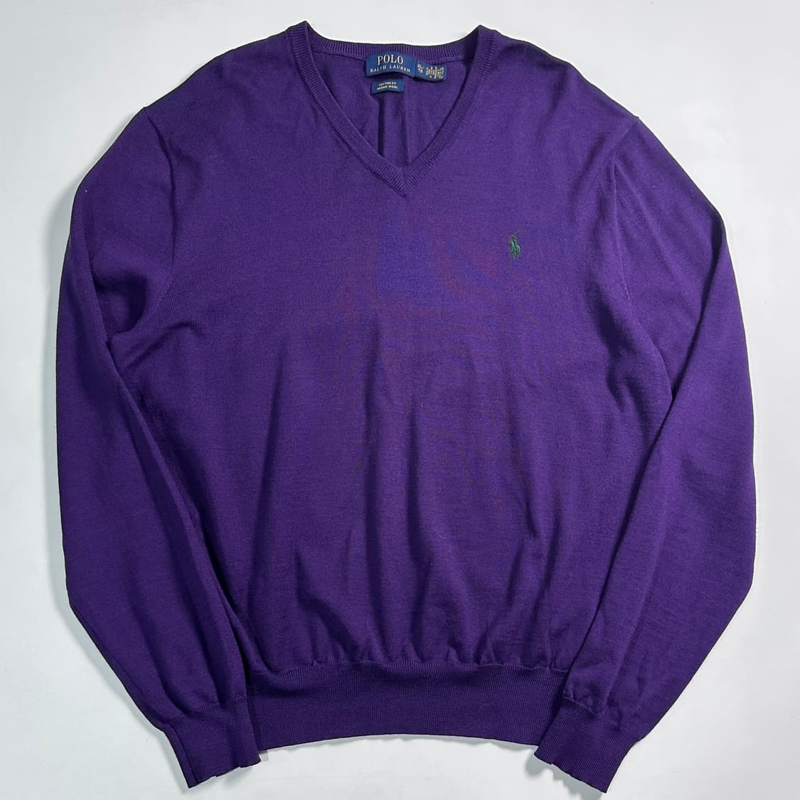 폴로 랄프로렌 퍼플 울 니트 상품이미지1