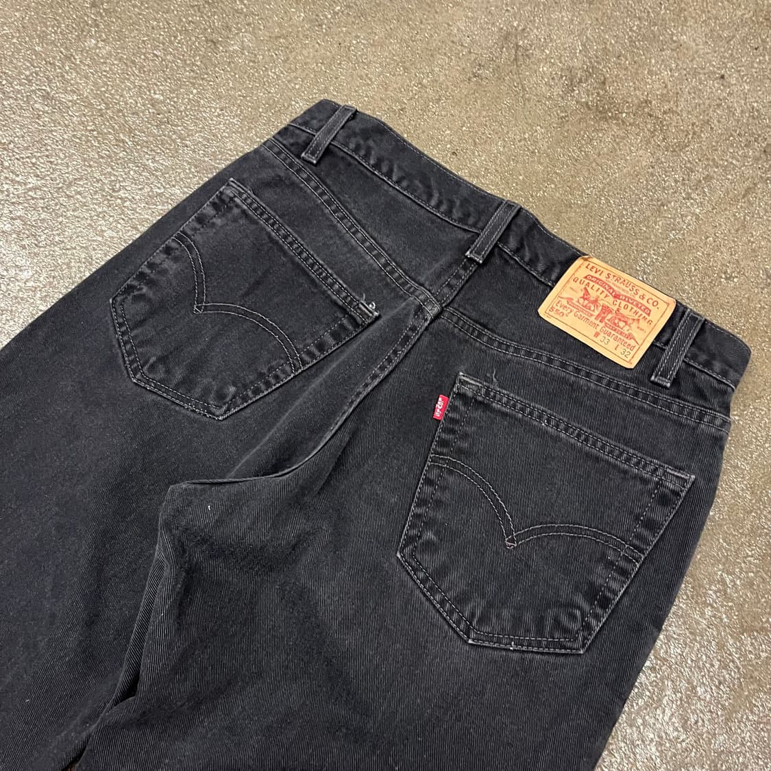 90s USA Levis550 블랙진 (31“) 상품이미지2