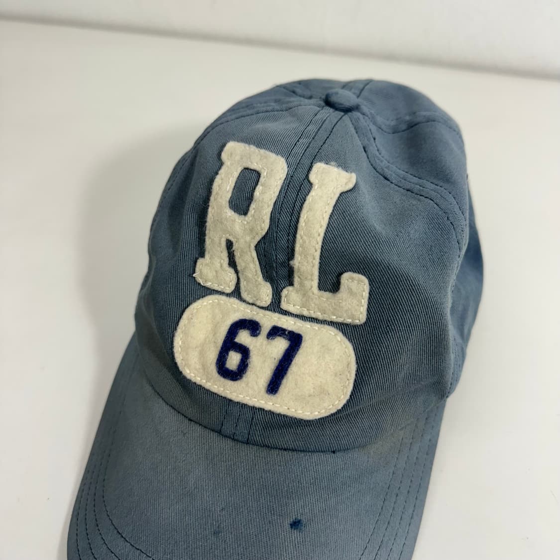 OS 폴로 진스 청색 빈티지 빅로고 볼캡 상품이미지1