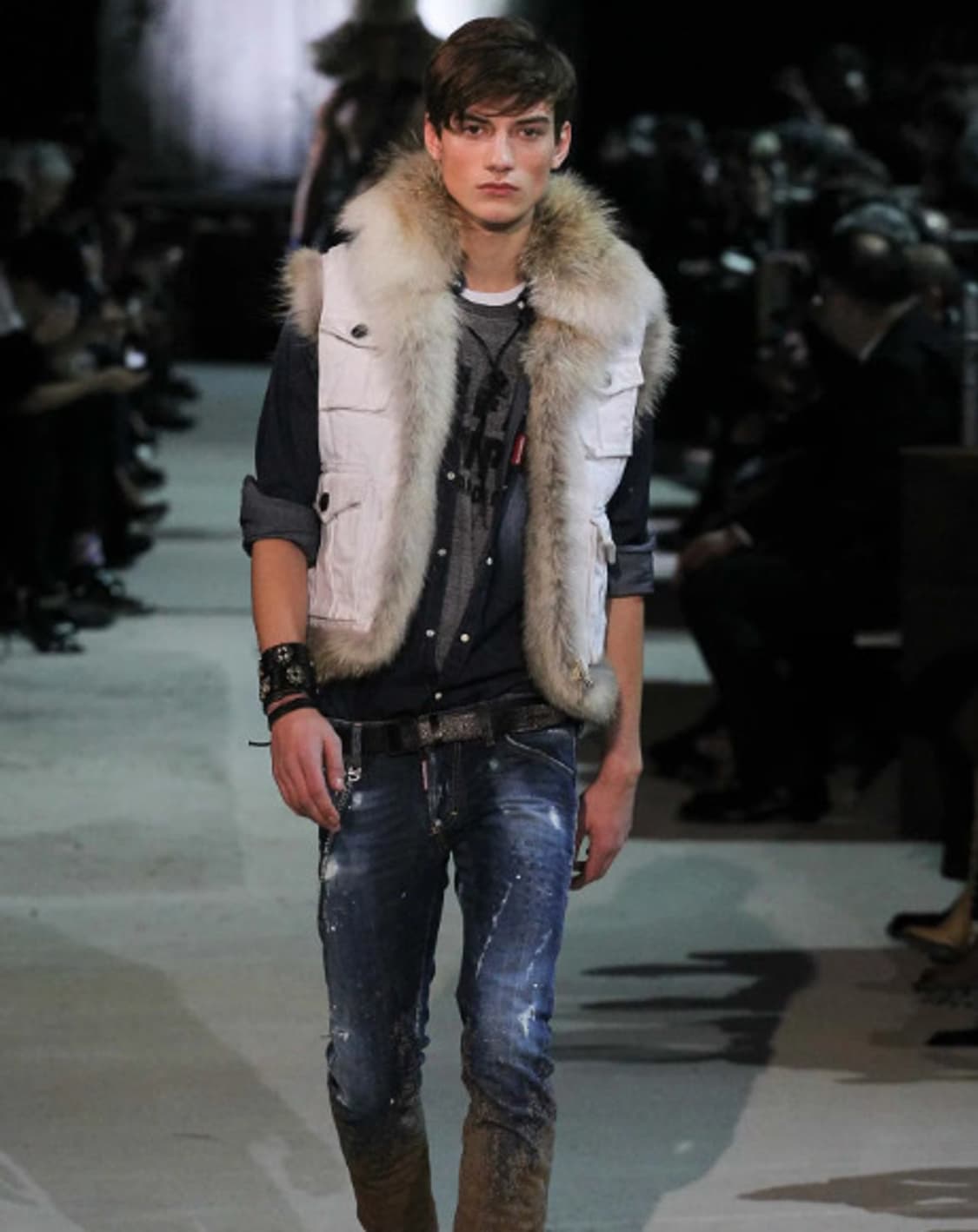 AW15 Dsquared2 Bondage Leather Bracelet 상품이미지2