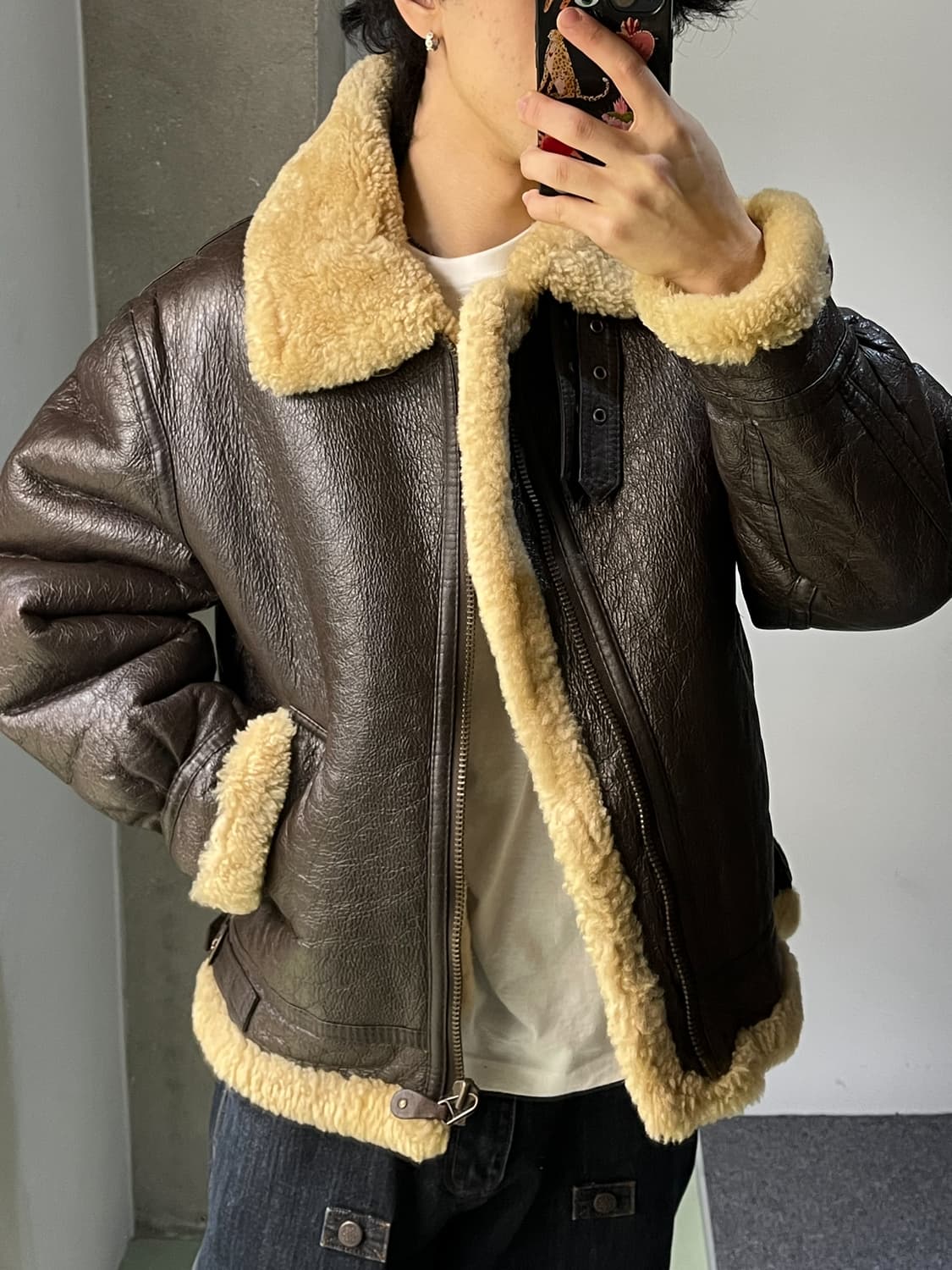 화이트호스 90's 타입 B-3 무통 자켓 상품이미지3