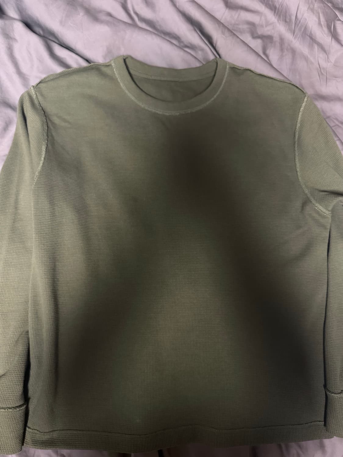 L] 07fw 꼼데가르송 옴므 인사이드 아웃 와플 니트 롱슬리브 상품이미지2