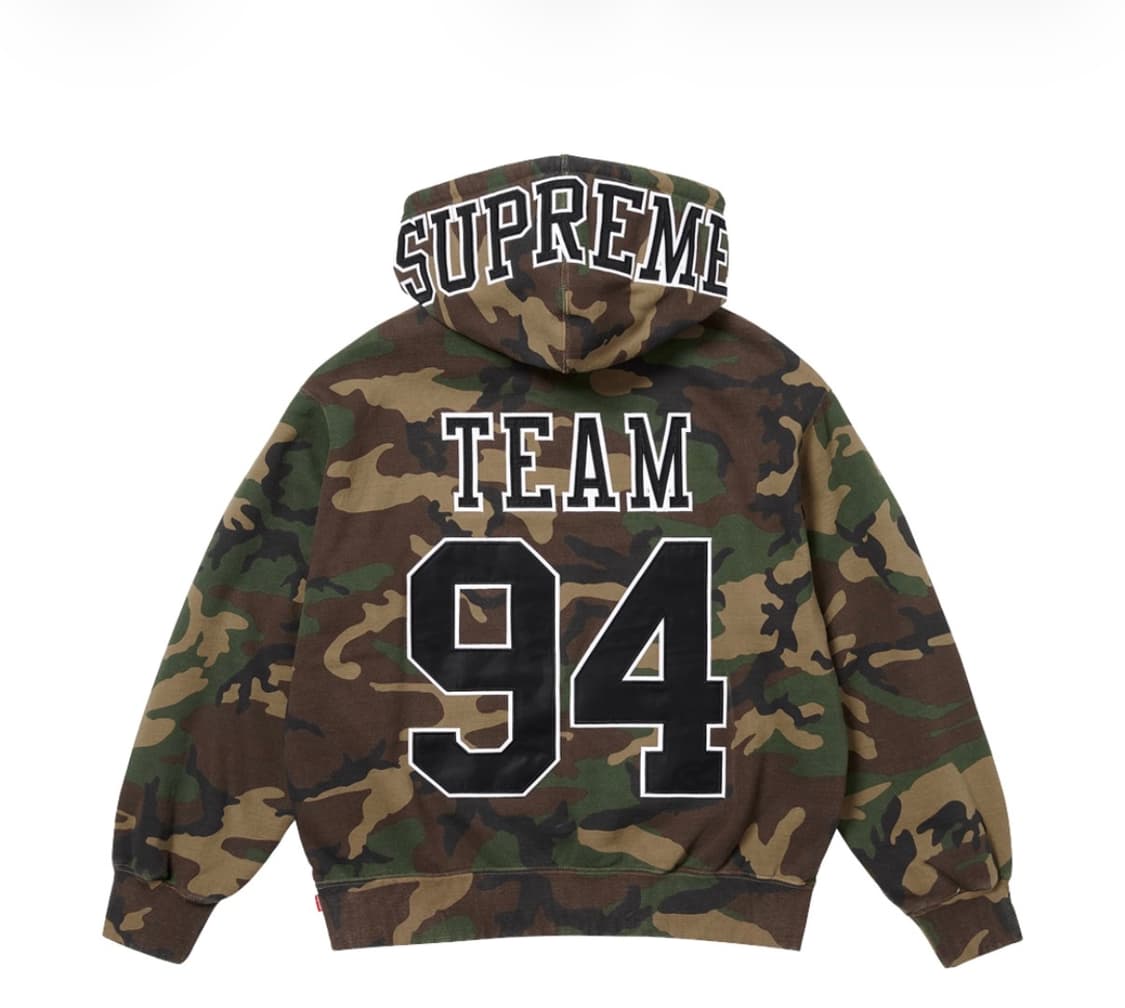 슈프림 팀94 후드 우드랜드 카모 25ss 상품이미지1