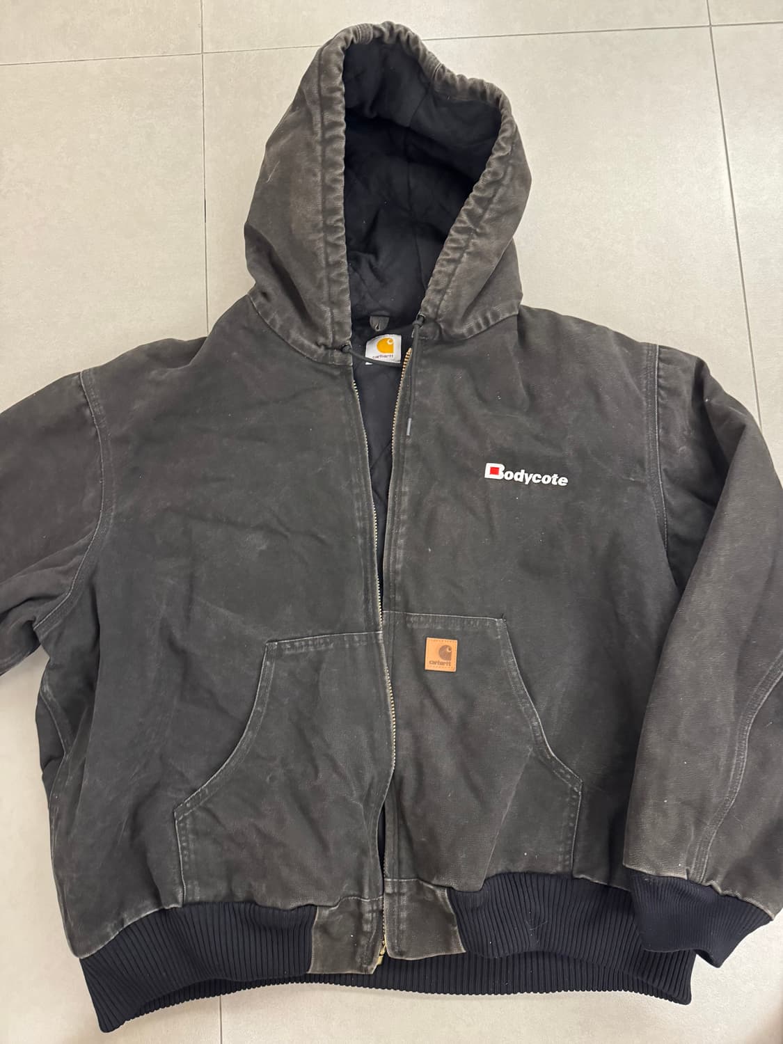 빈티지 칼하트 j130 액티브 자켓 XXL 블랙 상품이미지3