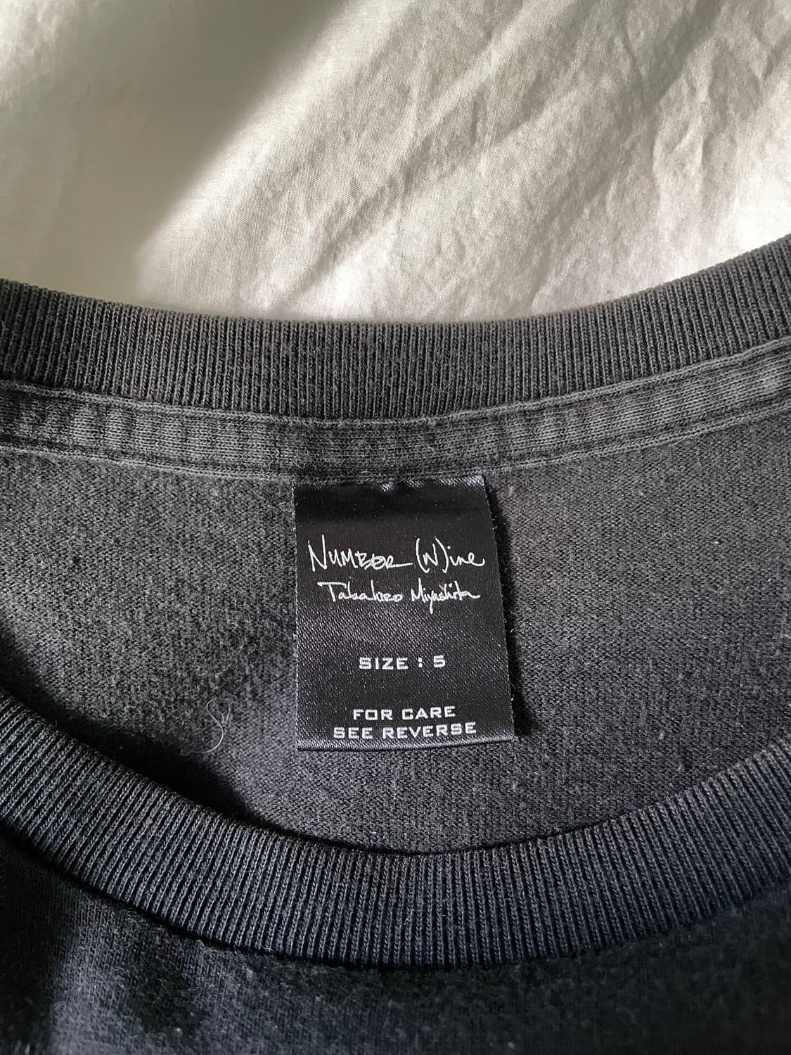 Number nine 넘버나인 03aw 티셔츠 상품이미지4