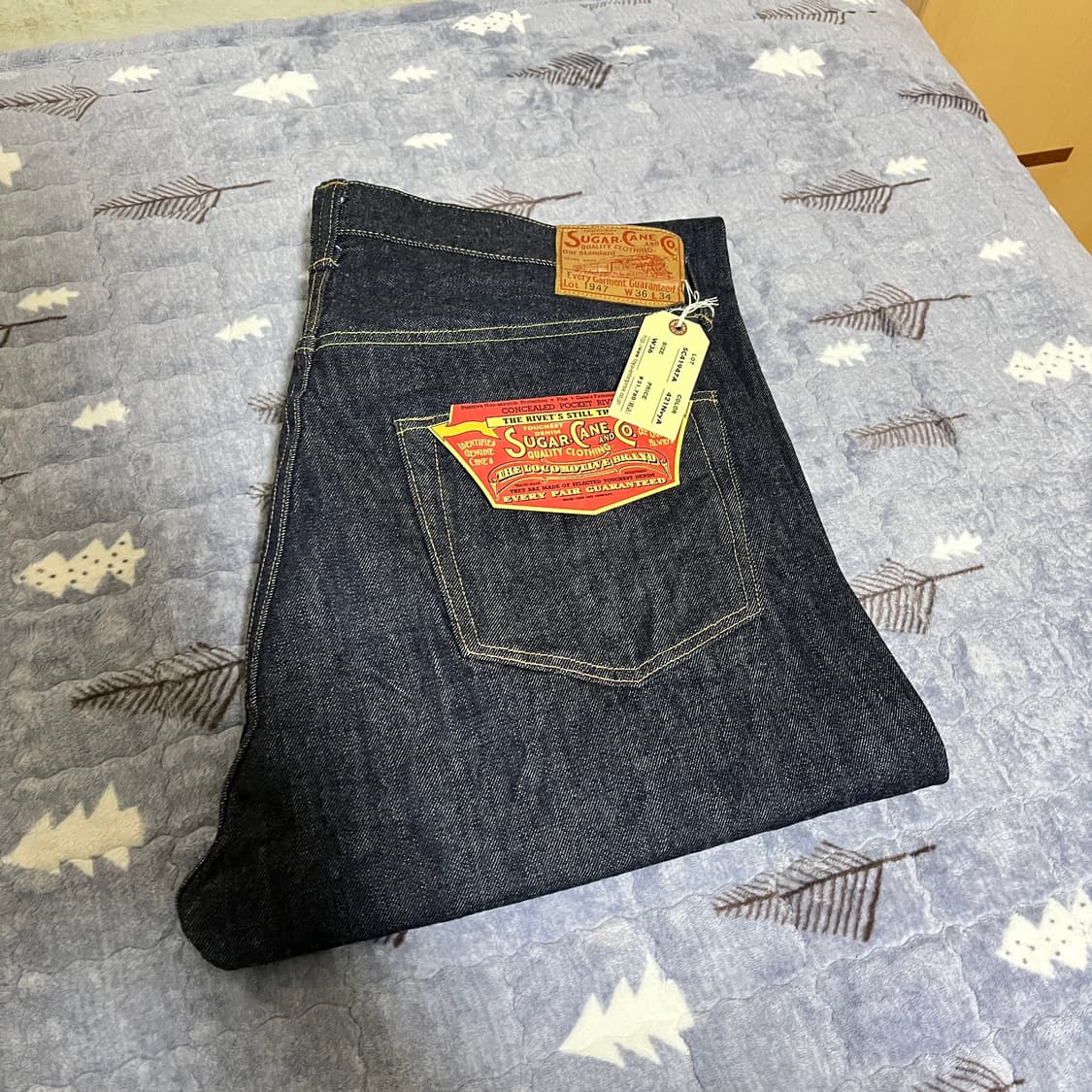[36X34] 슈가케인 1947 셀비지 데님 팬츠 상품이미지1