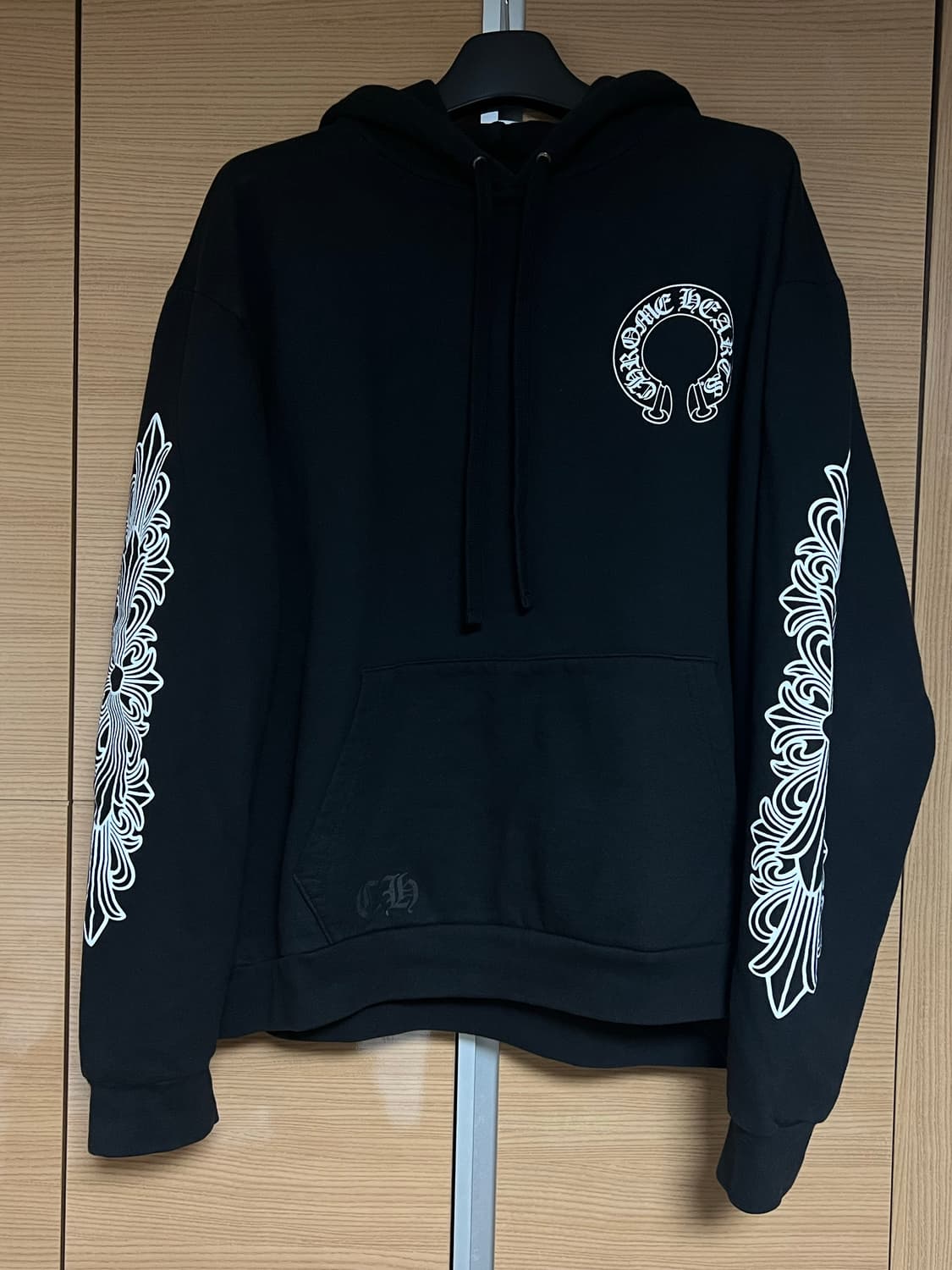 크롬하츠 홀스슈 플로랄 후드티 상품이미지2