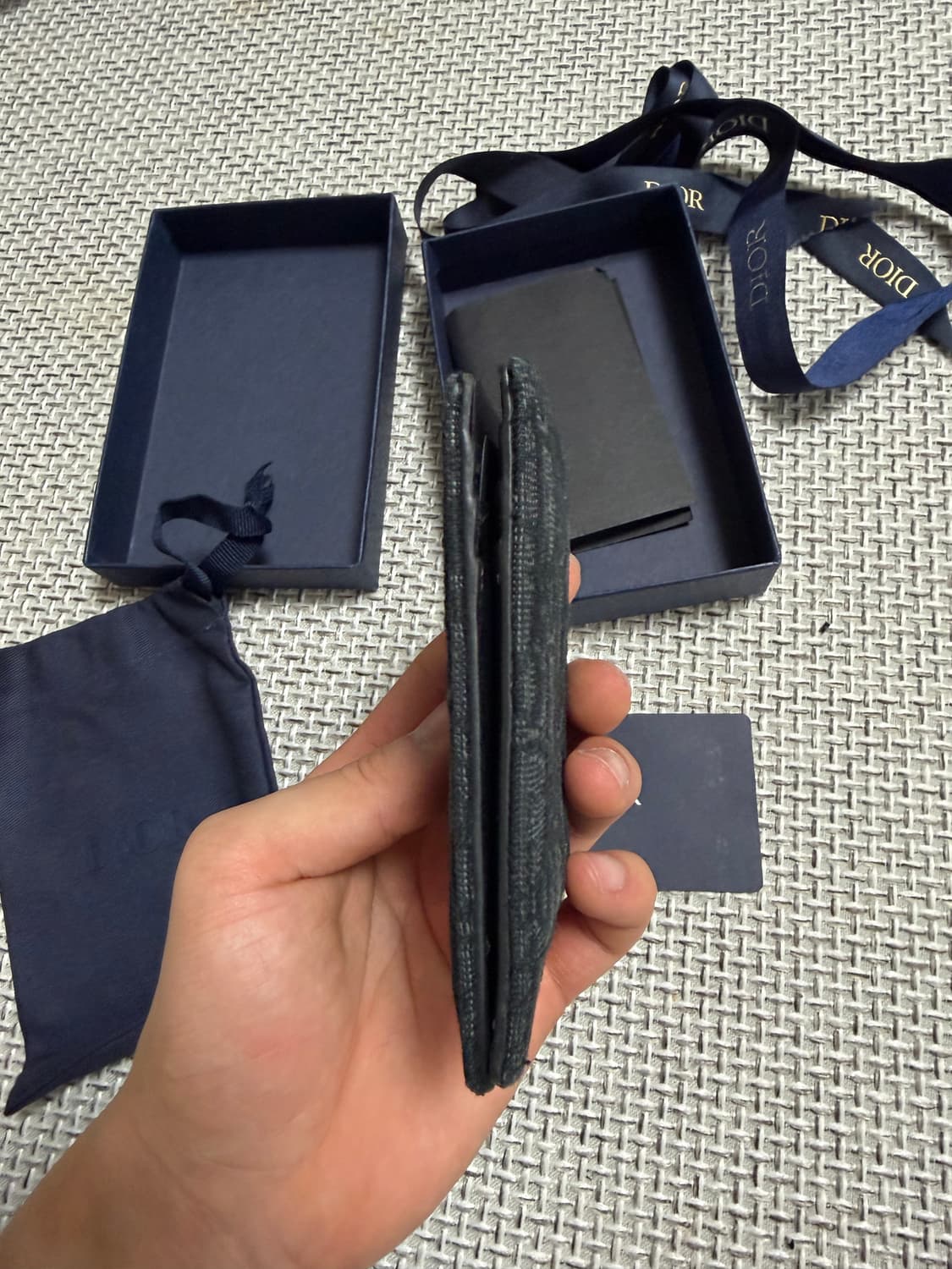 풀구성 디올 오블리크 오거나이저 블랙 상품이미지3