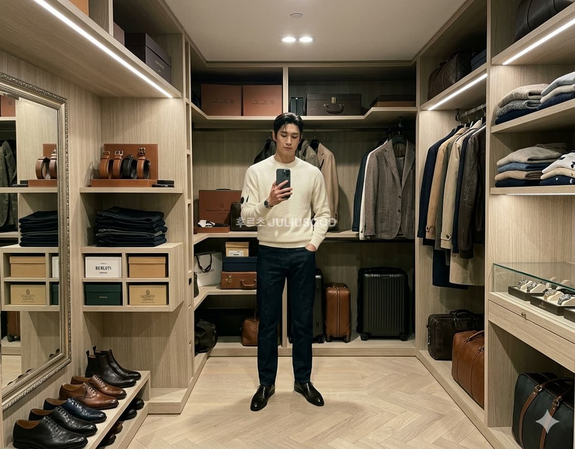 [110/새제품]CP COMPANY 씨피컴퍼니 울 100% 렌즈 니트 상품이미지4