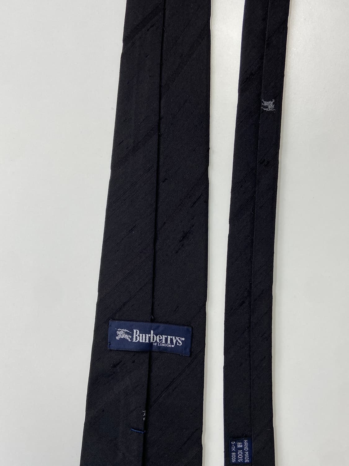 버버리 (Burberry) 심플로고 정품 명품 블랙 넥타이 상품이미지10