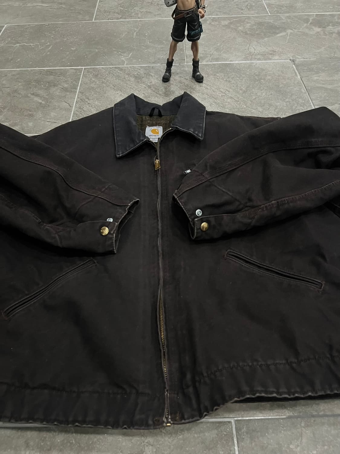 (2XL) 칼하트 디트로이트 자켓 J97 DKB 다크브라운 상품이미지7