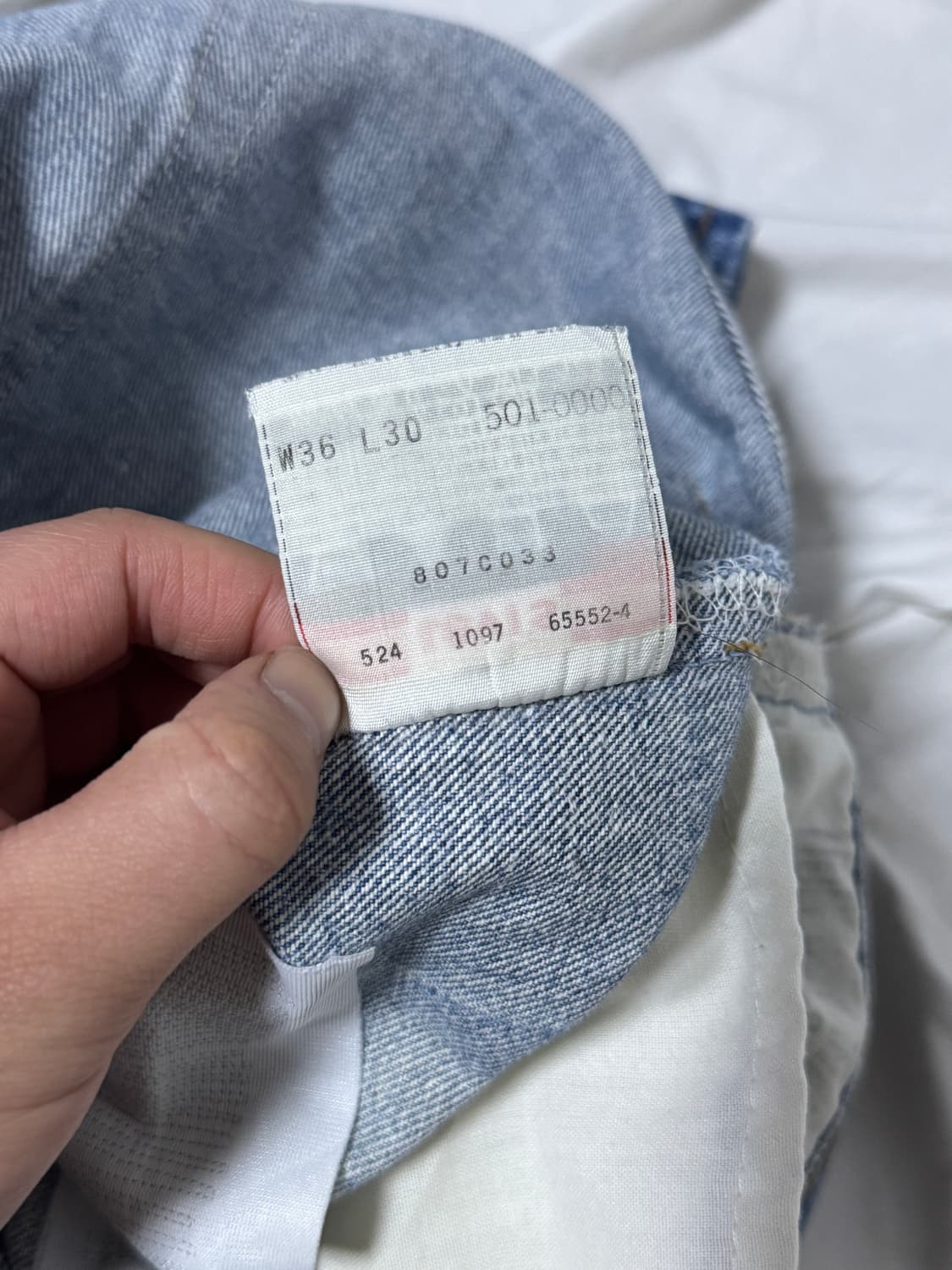 90s usa 리바이스 501xx 데님팬츠 상품이미지7