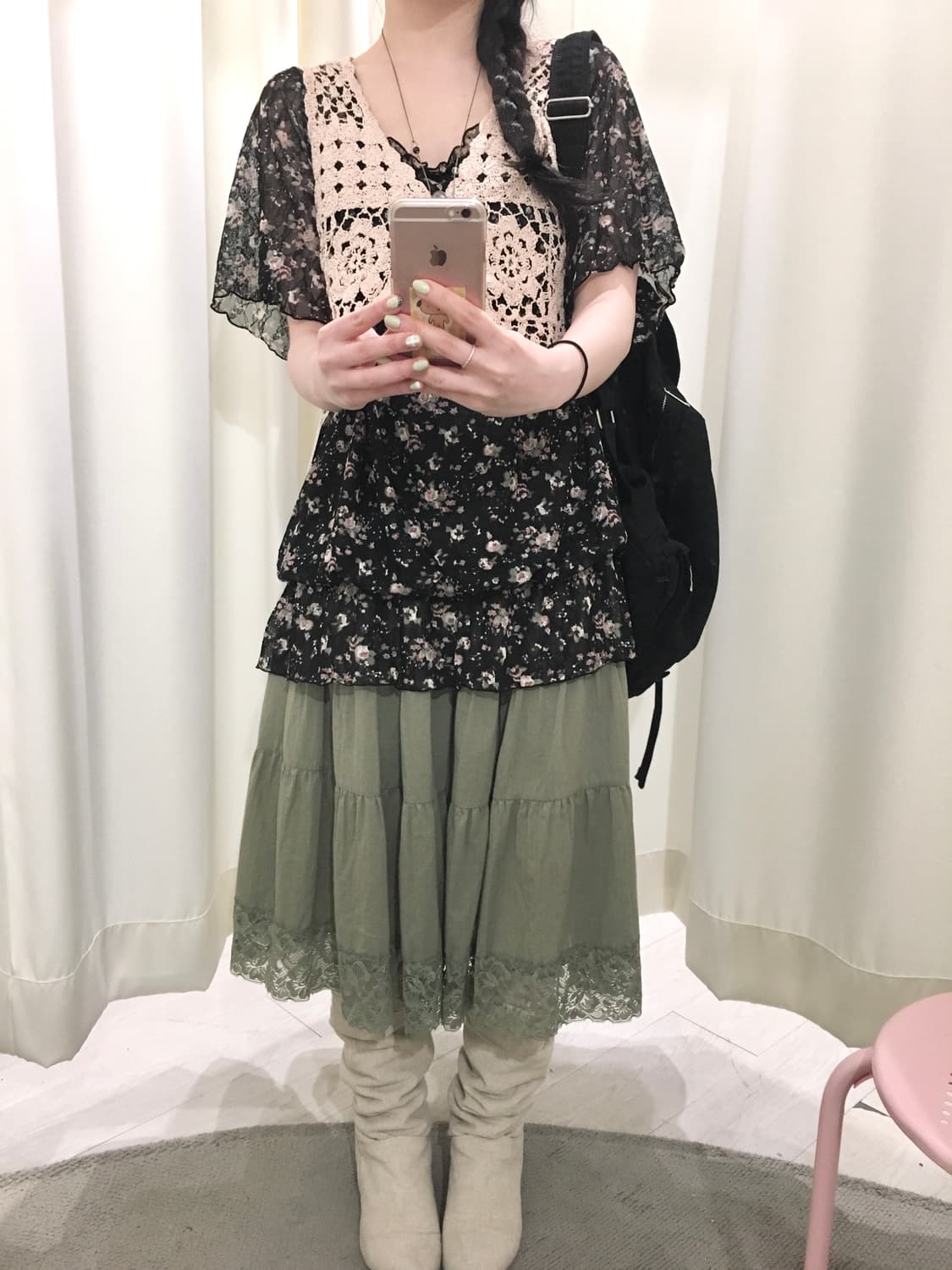 Ditsy Floral Balloon Blouse 상품이미지6