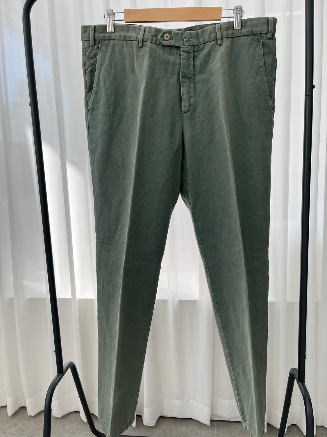 로로피아나 카키 면바지  상품이미지2