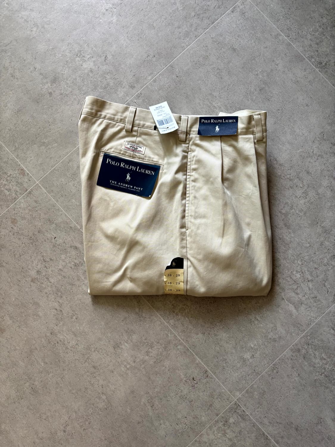 90s 폴로 랄프로렌 ANDREW 치노 팬츠 34~35" 상품이미지1