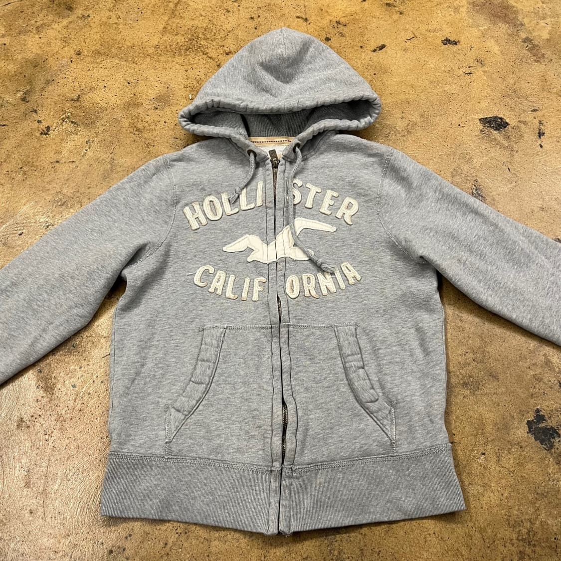 홀리스터 그레이 후드집업 상품이미지3