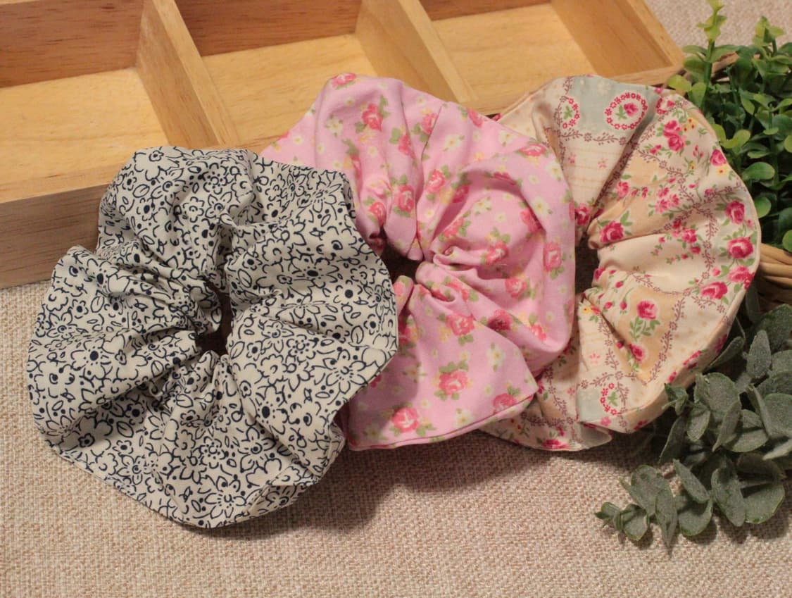 핸드메이드 스크런치 3개세트 상품이미지1