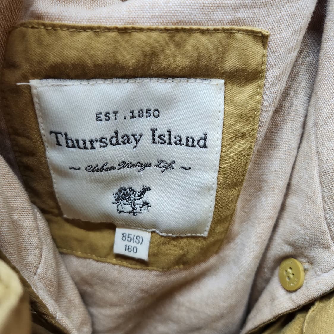 써스데이아일랜드 로고와펜 내피분리 후드야상S(M) 상품이미지6