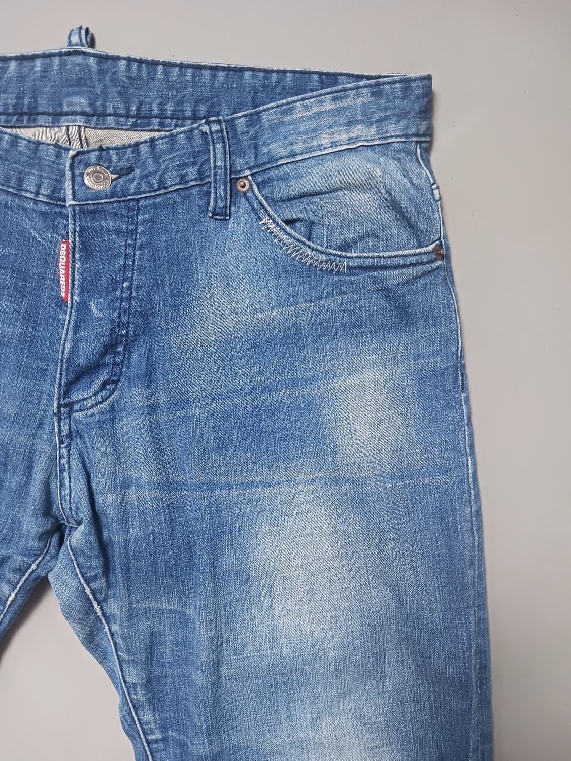 [50] 디스퀘어드2 블루워싱 레귤러진 청바지 34 35 상품이미지4