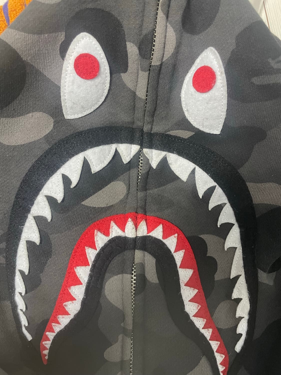 베이프 후드집업 판매하거나 L나 XL로 교환합니다 상품이미지5