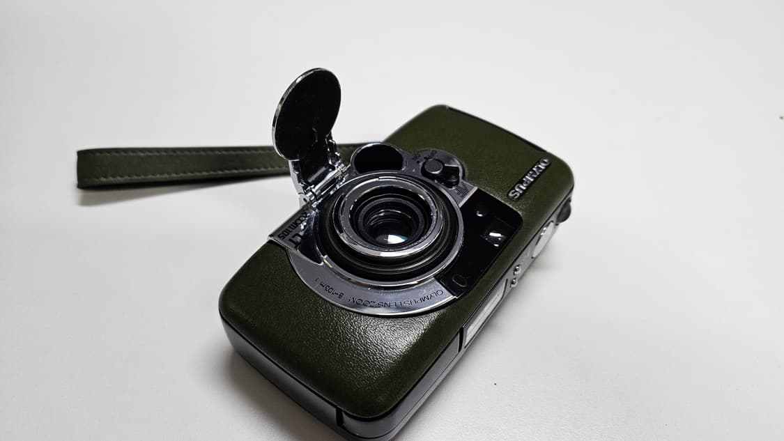 작례O 극희소 최상위 트림 명품 올림푸스 lt zoom 105 필름카메라 상품이미지7