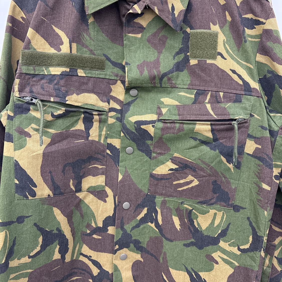 밀리터리 프랑스군 카모 야상 셔츠 자켓 남성 XL 상품이미지2