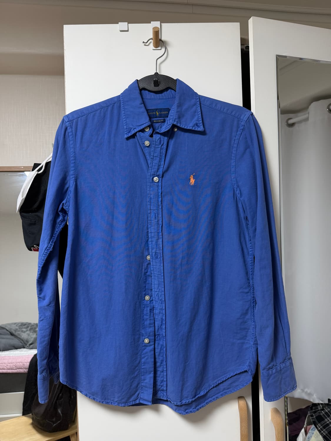 폴로 랄프로렌 릴렉스핏 셔츠 XS 블루 상품이미지1