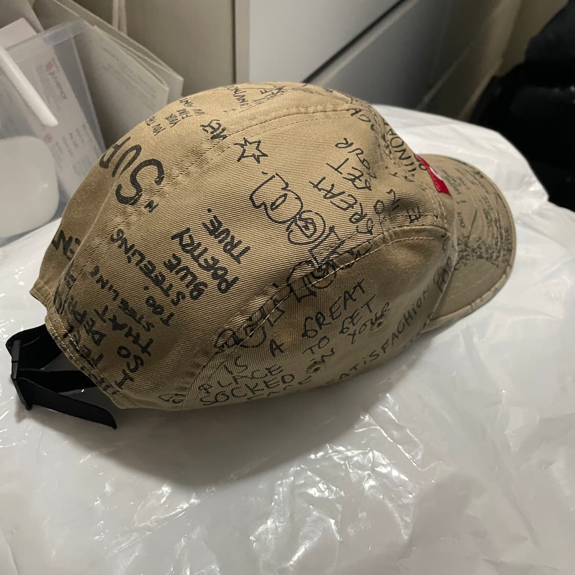 슈프림 곤즈 포엠 캠프캡 카키 상품이미지3