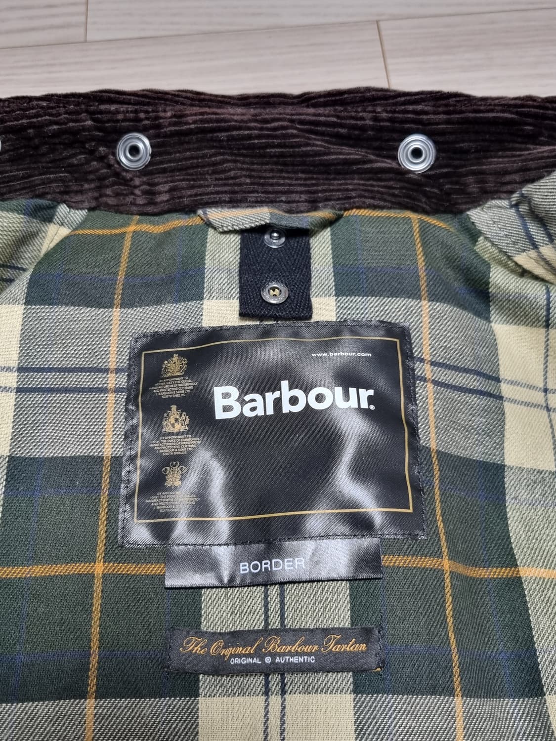 바버 보더 자켓 상품이미지3