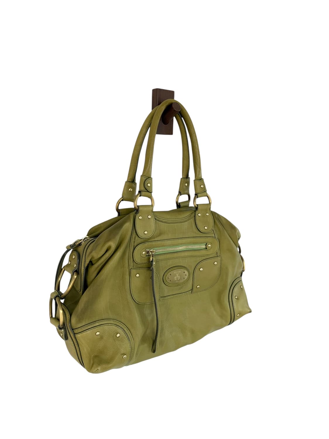 Bally 그린 레더 숄더백 상품이미지3