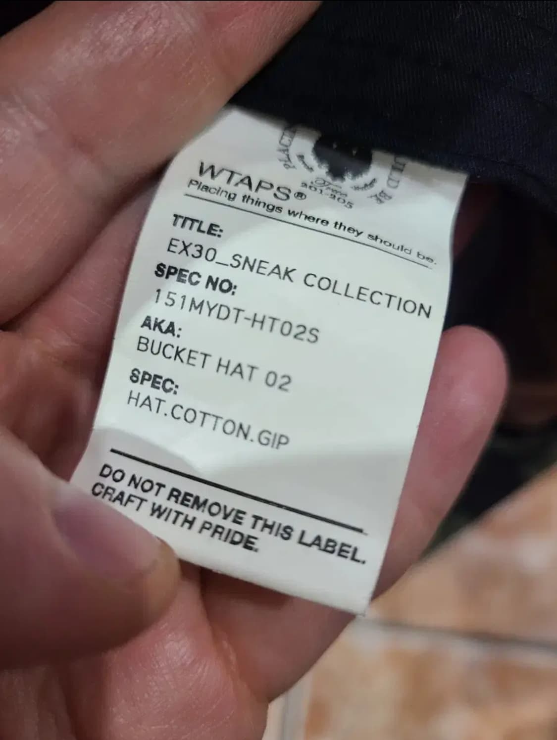 WTAPS 더블텝스 카모플라쥬 버킷햇 상품이미지6