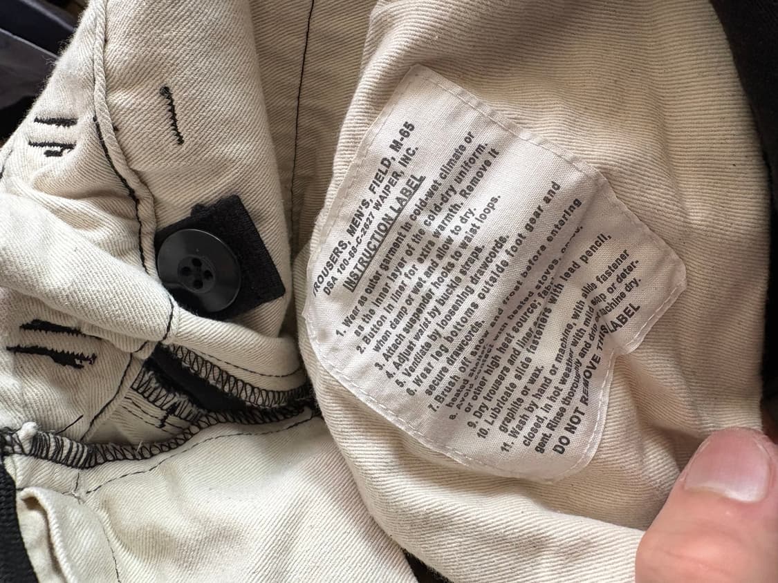 미군 정품 M-65 카고바지 상품이미지5