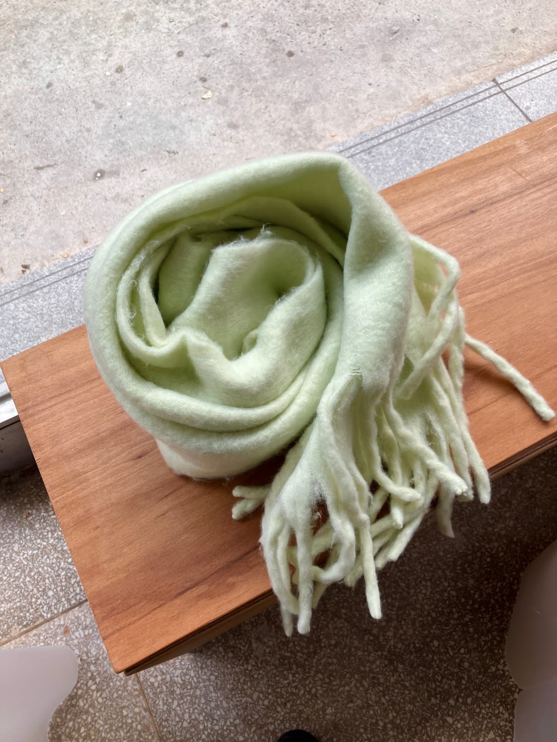 자라 모헤어 메로나 목도리 상품이미지1