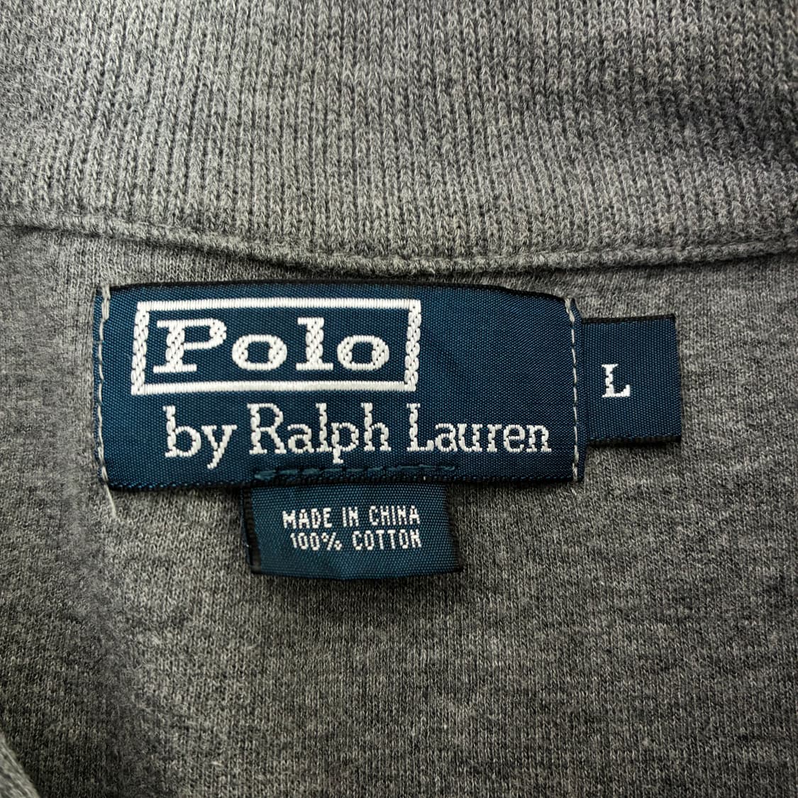Polo 폴로 랄프로렌 멜란지그레이 쿼터집업 니트 상품이미지4