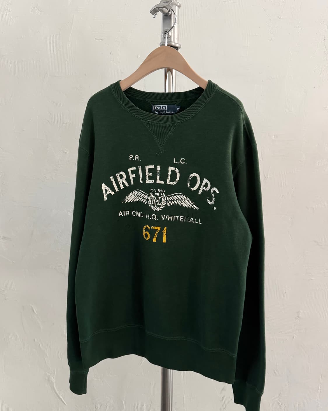 Polo 폴로 랄프로렌 밀리터리프린팅 딥그린컬러 스웻셔츠 상품이미지4