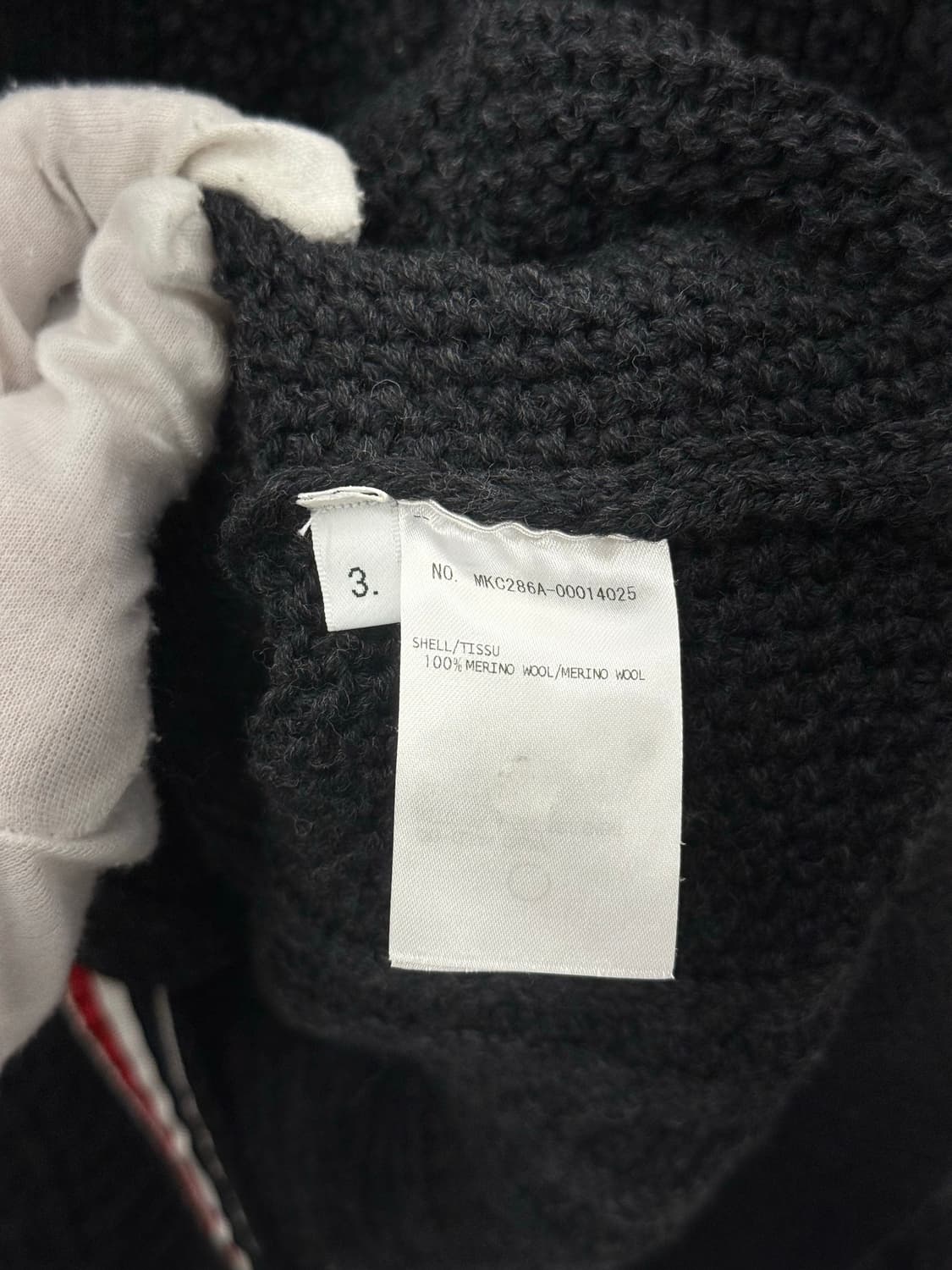 [3] 톰브라운 사선완장 아란케이블 가디건 상품이미지7