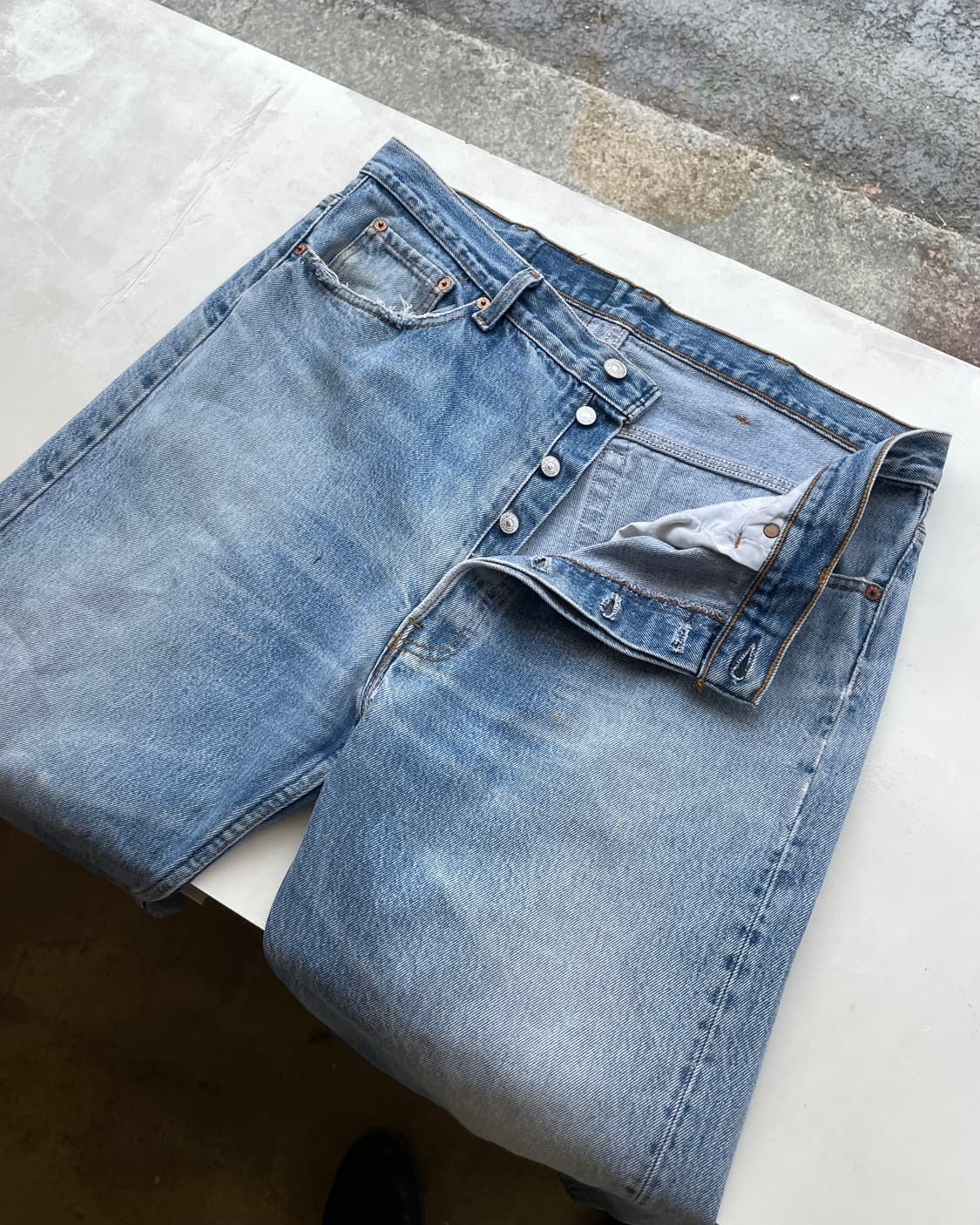 90s USA Levi’s 501xx 리바이스 40X32 (실측 37“) 상품이미지1