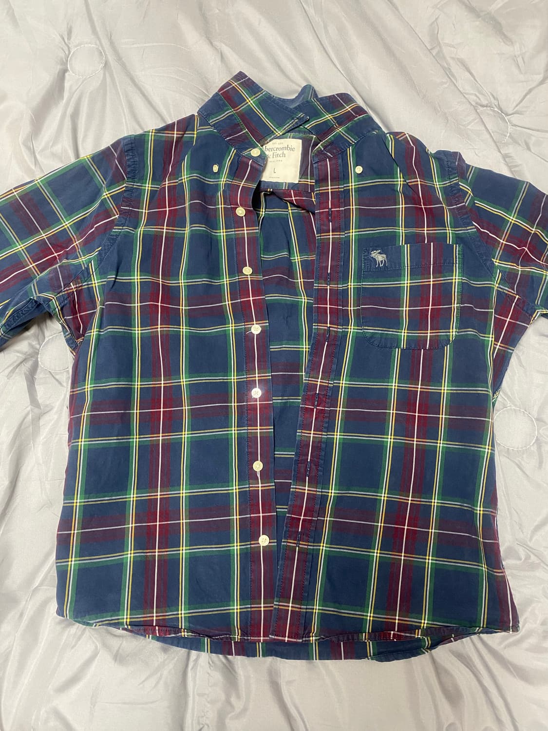 아베크롬비 체크 셔츠 L 상품이미지1