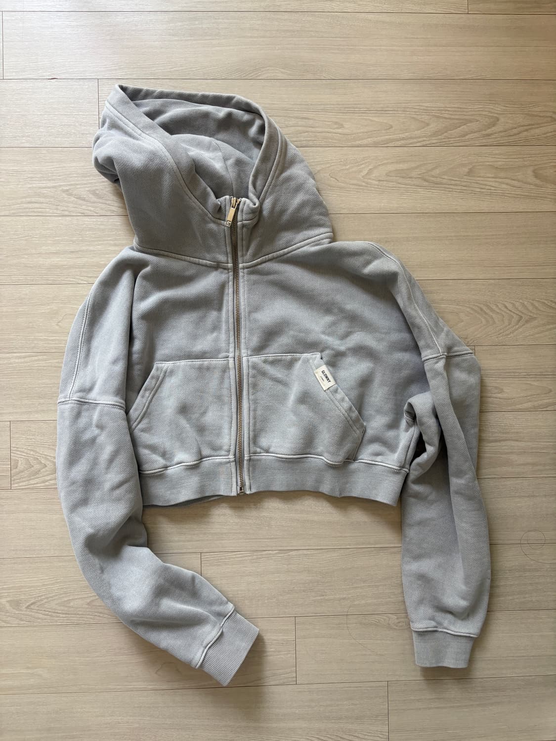 글로니 G classic crop hoodie 상품이미지1