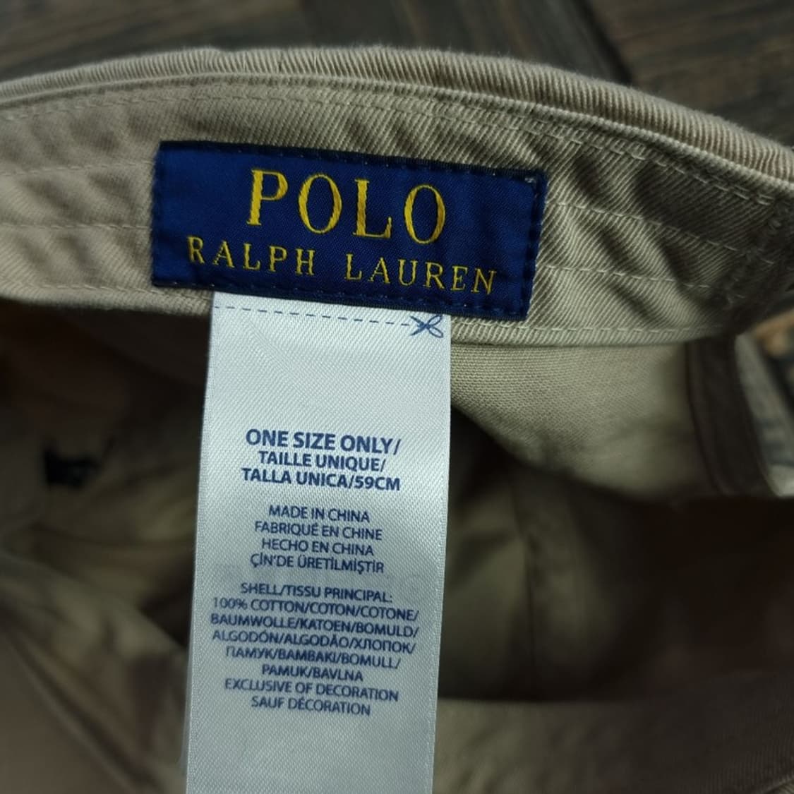 [폴로 랄프로렌] 포니 로고 자수 볼캡 베이지 M18853 상품이미지8