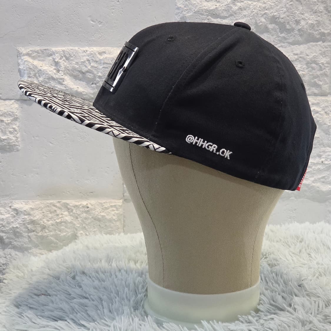 L5-1:HHGR 메탈 로고 블랙 스냅백(56-60) 상품이미지4