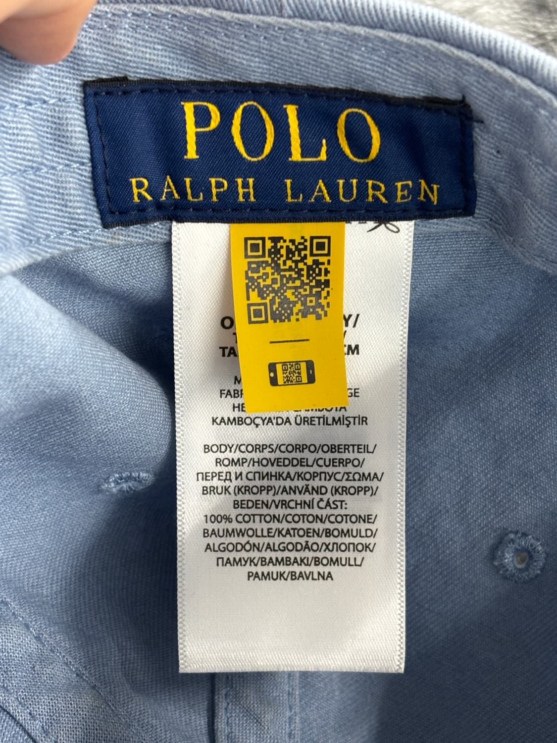 폴로 랄프로렌 블루 볼캡 상품이미지7