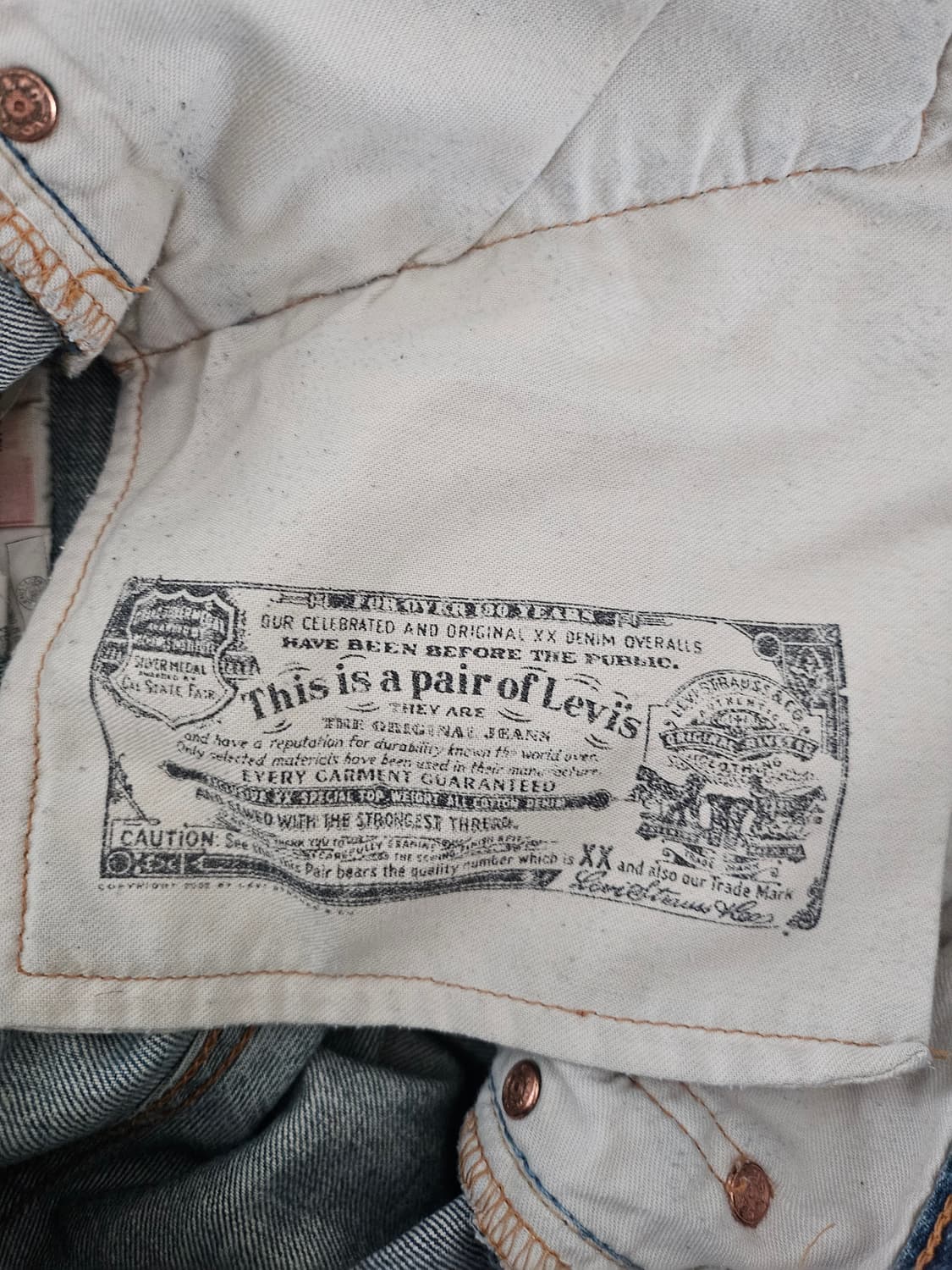 리바이스 501 데님 (made in Korea)
 상품이미지9