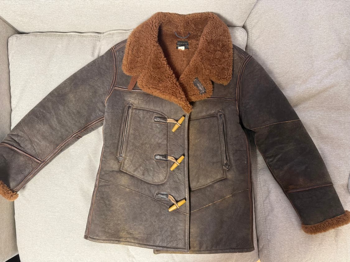 RRL 시어링 코트 무스탕 L 상품이미지1