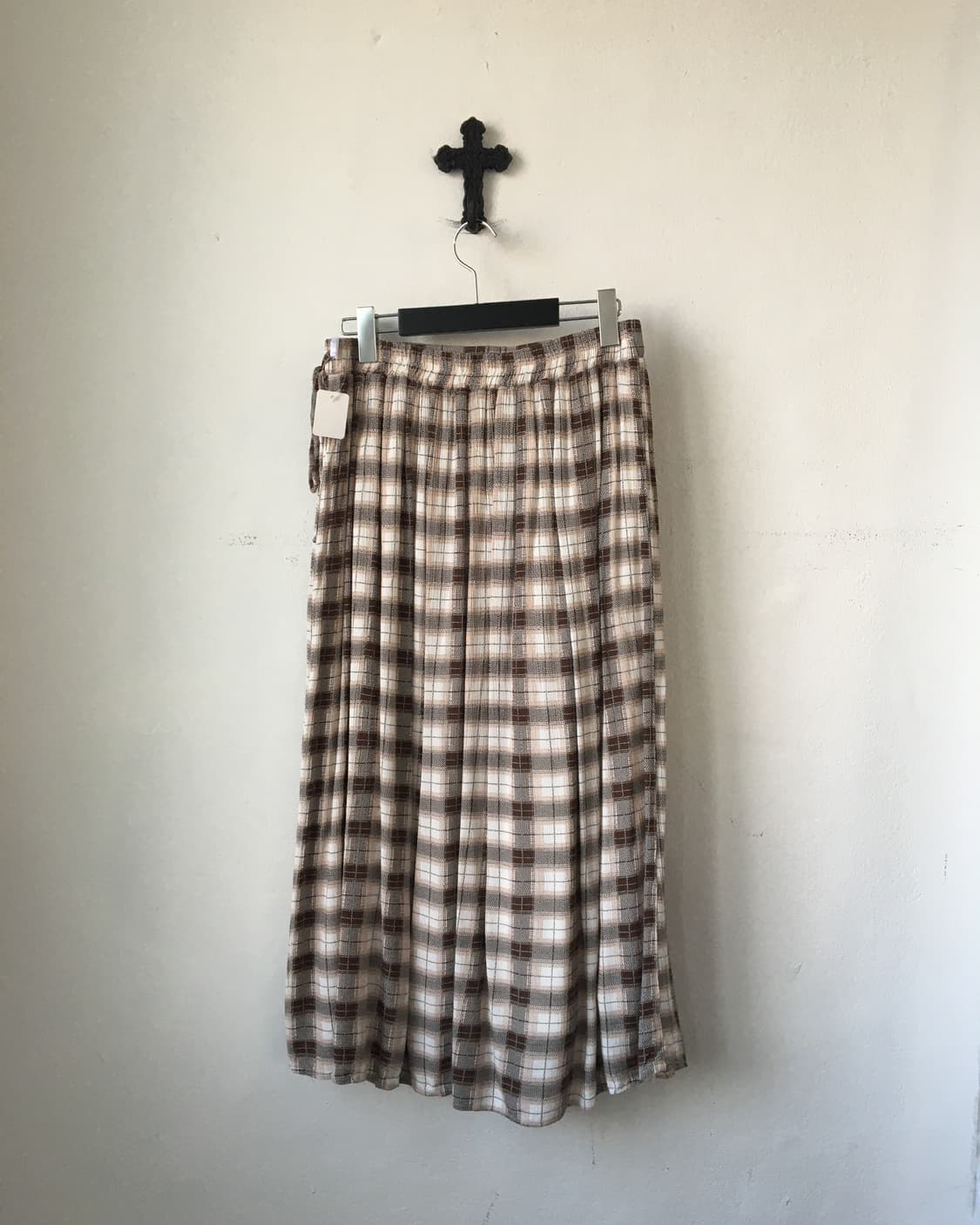 Check pattern skirt 상품이미지2