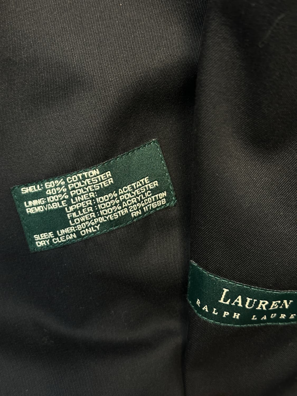 폴로 랄프로렌 트렌치 코트 블랙42 (100size) 상품이미지5