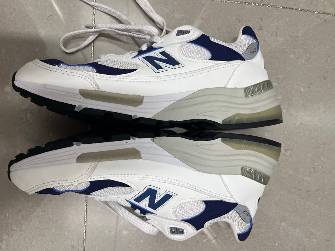뉴발란스 992 메이드 인 USA 화이트 네이비 /270 상품이미지6