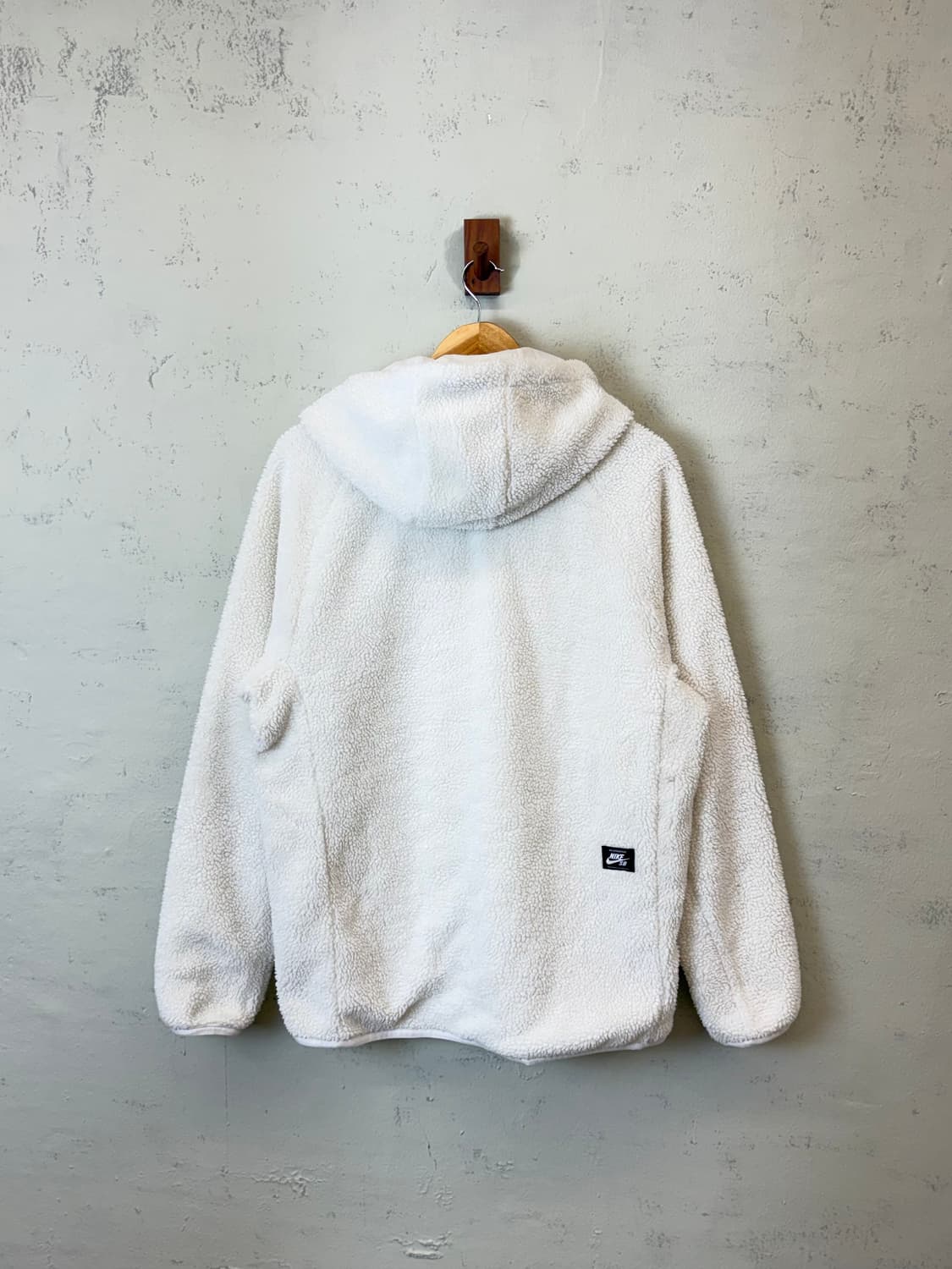 나이키SB 원포켓 테크 양털 후리스 화이트 상품이미지2