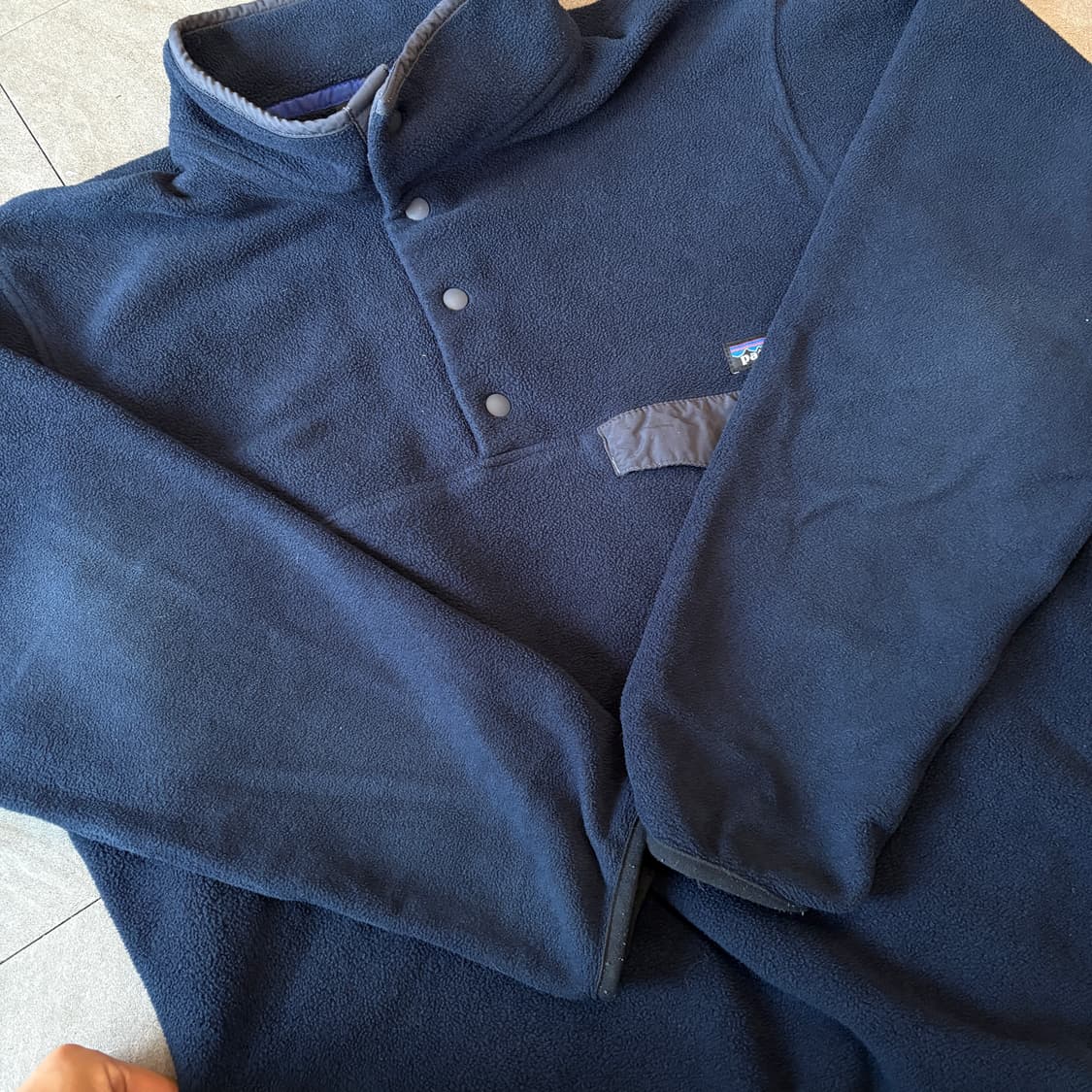 파타고니아 라이트 웨이트 네이비 신칠라 스냅티 상품이미지8