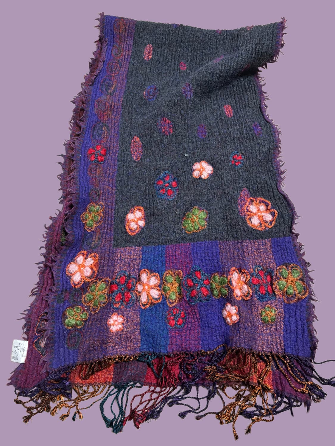 빈티지 히피 하구미 리버시블 목도리 상품이미지4